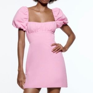 Zara pink mini dress